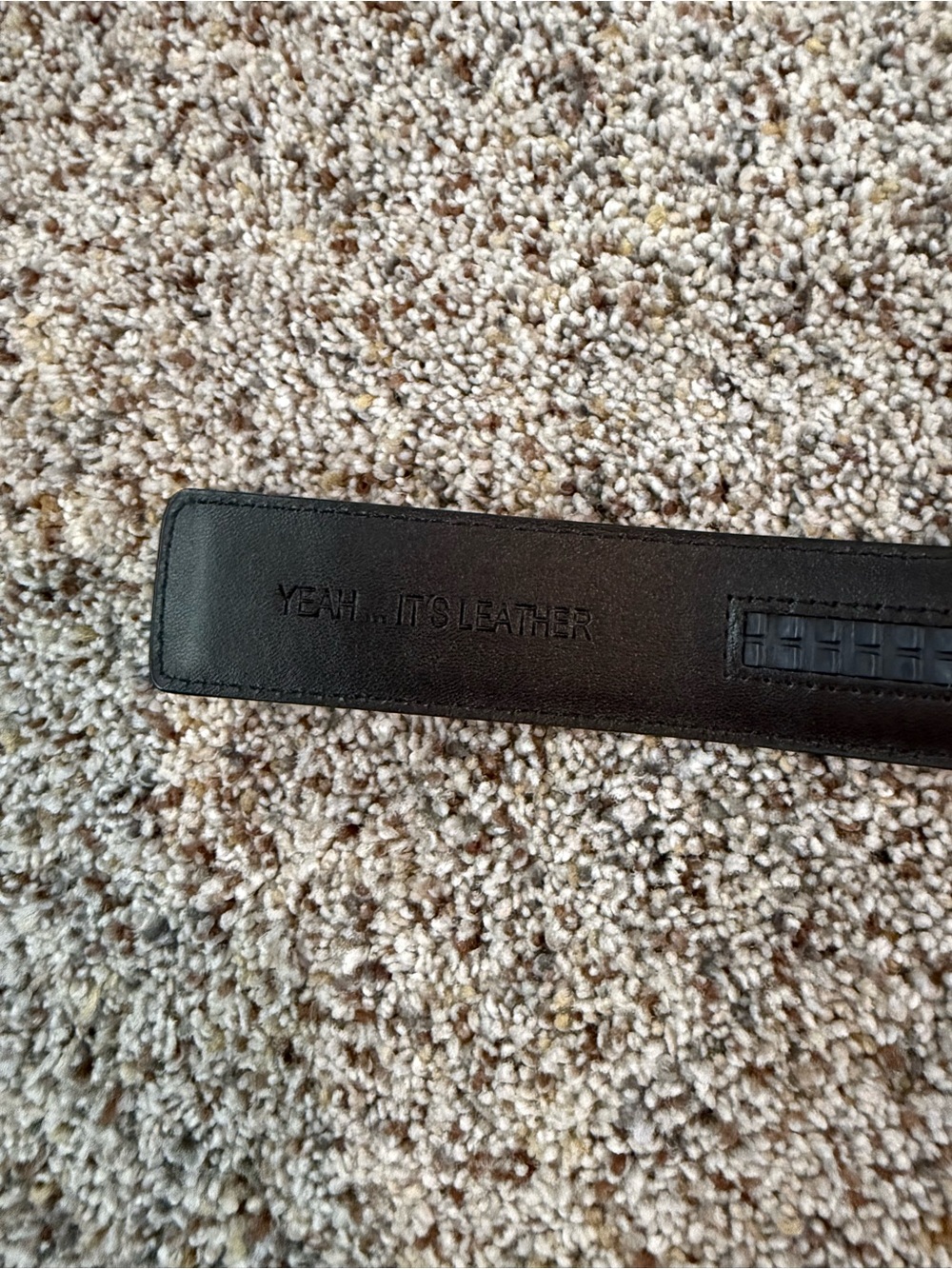 Mission Belt Men's Leather Ratchet 40mm Black - Picture 3 of 5
